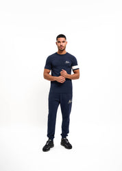 Malelions Men Captain T-Shirt | Navy