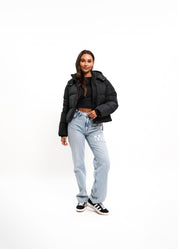 Malelions Women Signature Puffer Jacket | Black