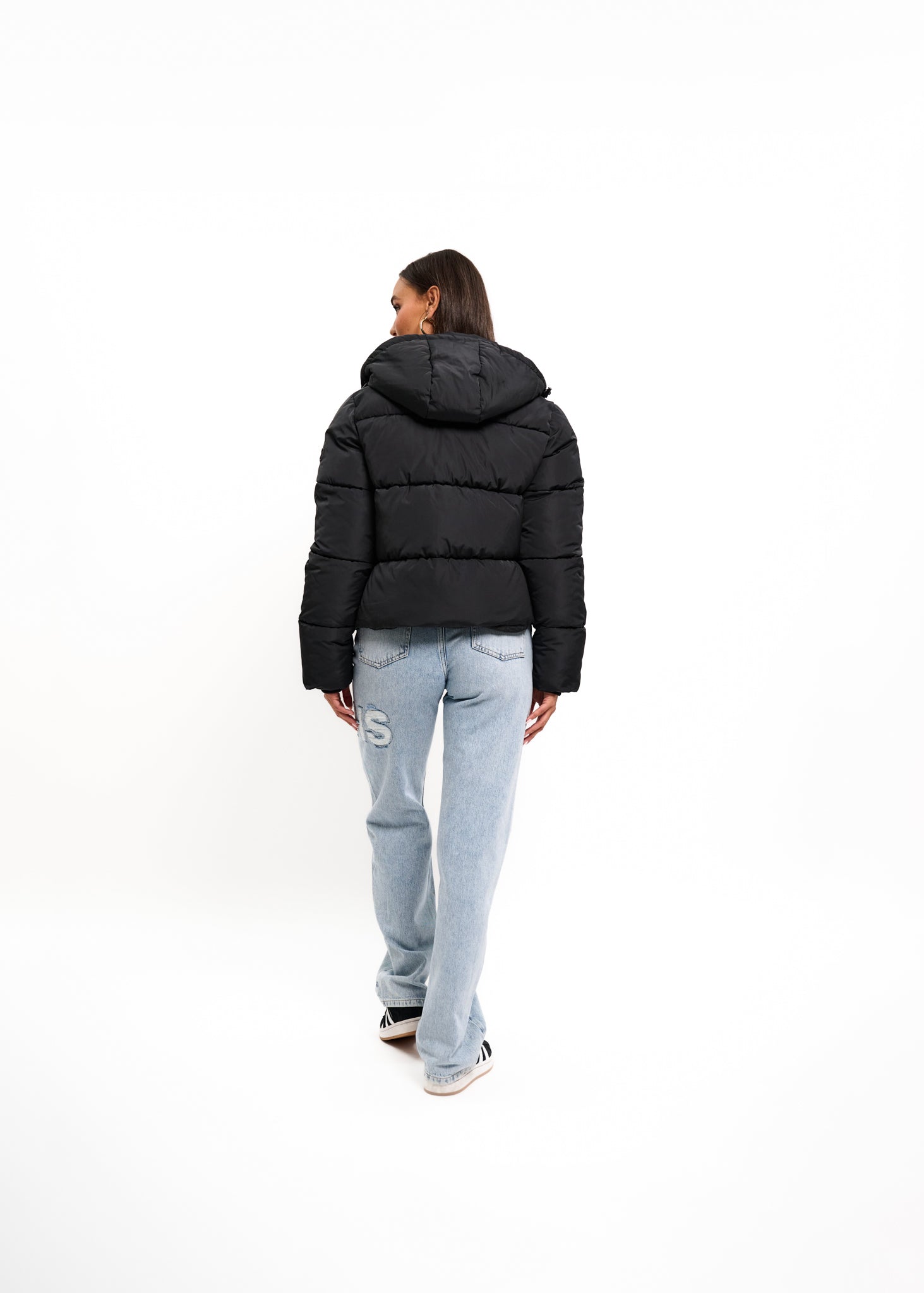 Malelions Women Signature Puffer Jacket | Black