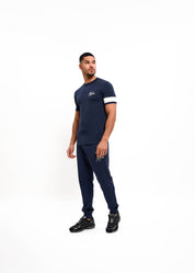 Malelions Men Captain T-Shirt | Navy
