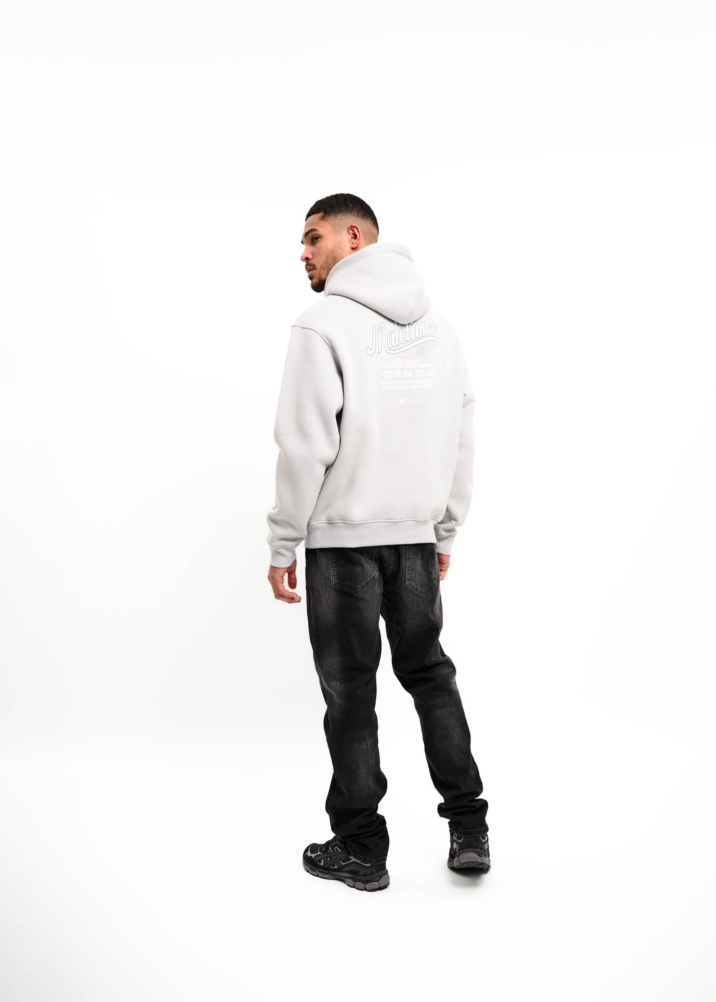 Malelions Men Casino Hoodie | Ocean Grey