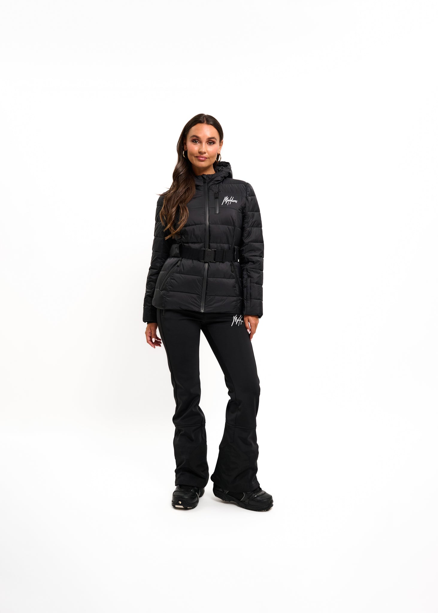 Malelions Women Ski Nordic Jacket | Black