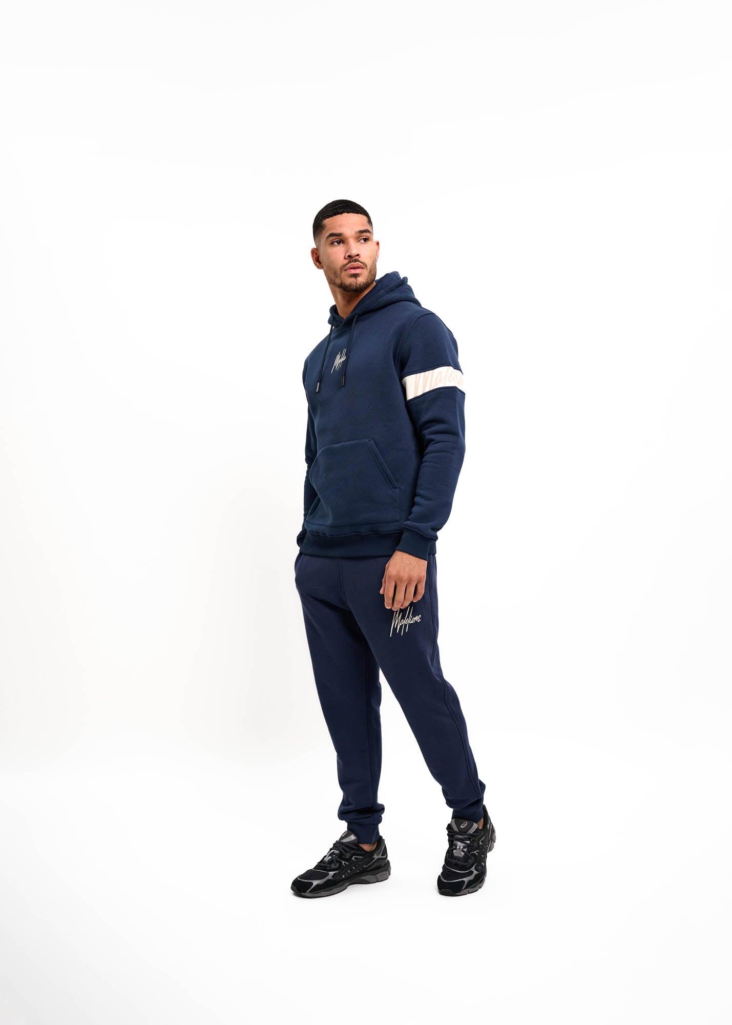 Malelions Men Captain Hoodie | Navy