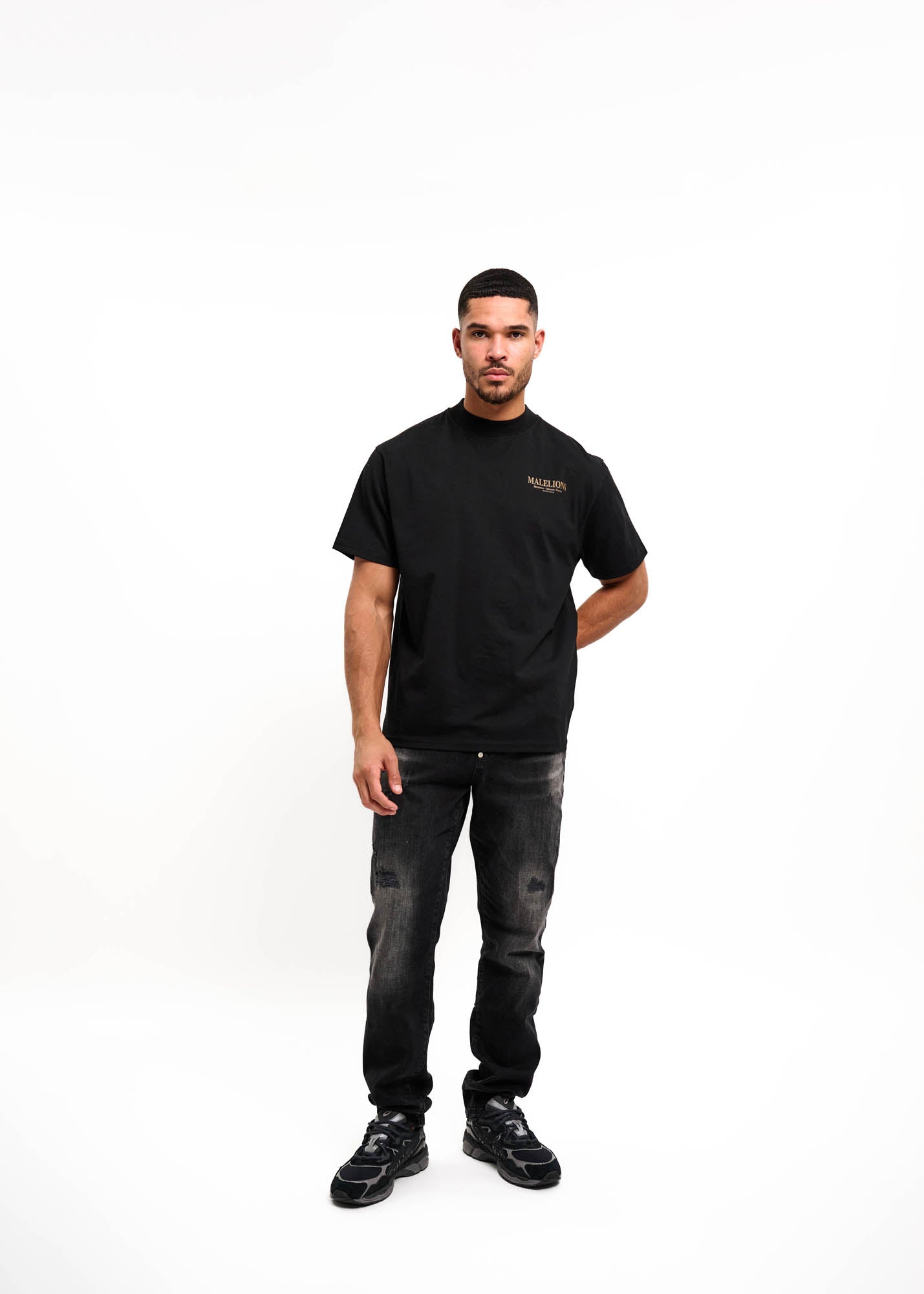 Malelions Men Monaco T-Shirt | Black