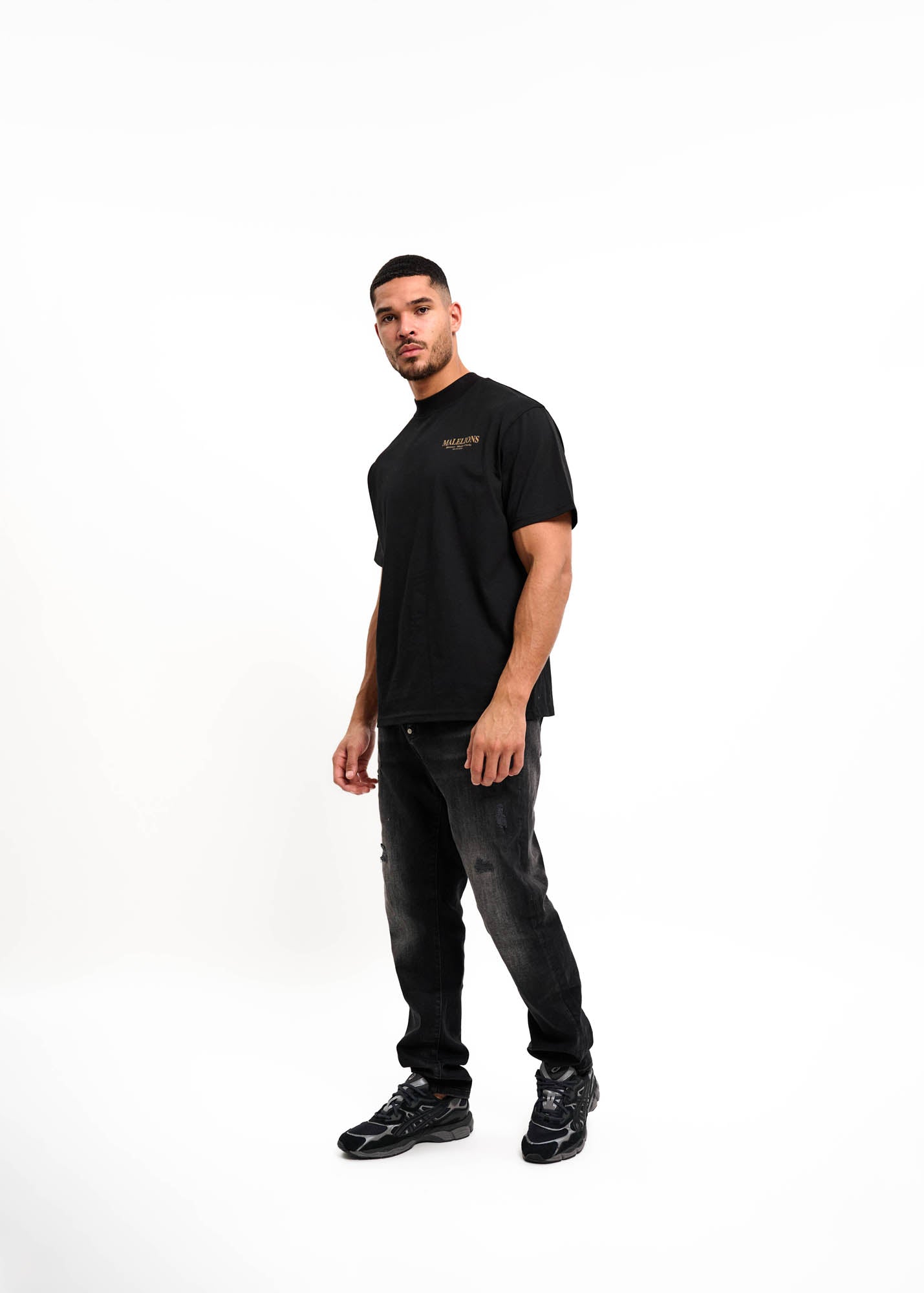 Malelions Men Monaco T-Shirt | Black