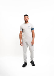 Malelions Men Captain T-Shirt | Ocean Grey