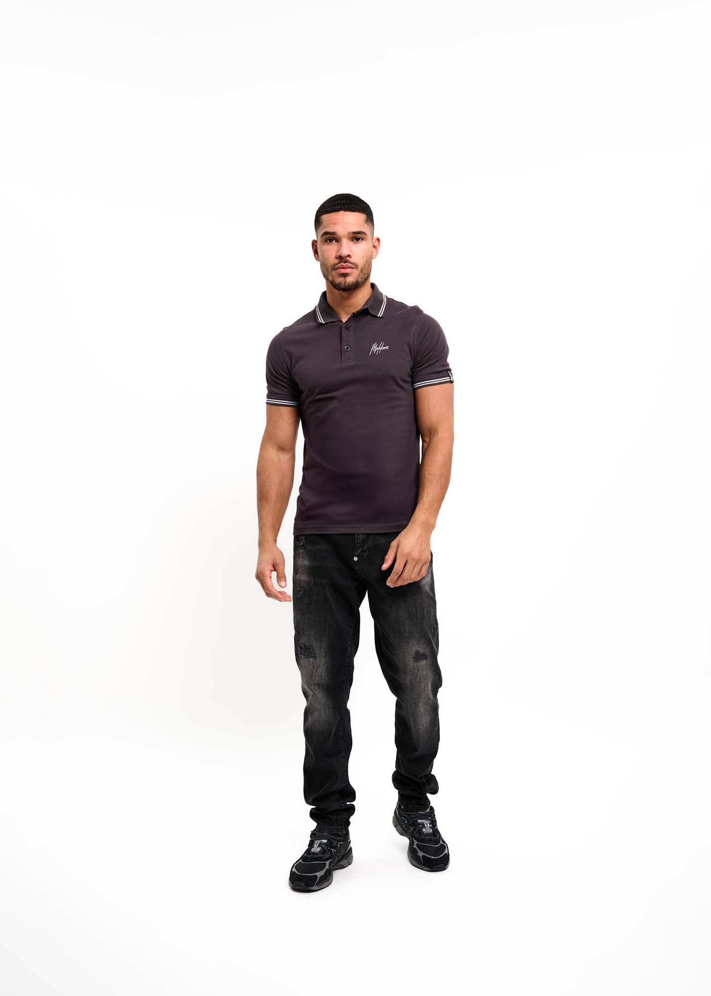 Malelions Men Signature Polo | Mulch Brown