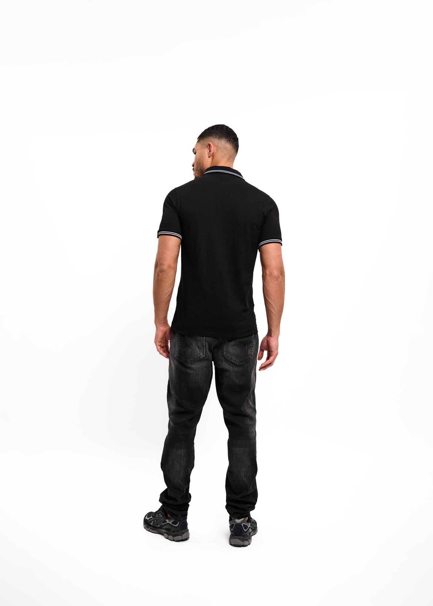 Malelions Men Signature Polo | Black