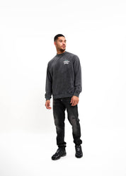 Malelions Herrenpullover aus der Galerie | Acid-Wash-Waschung