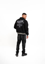 Malelions Men Casino Varsity Jacket | Black
