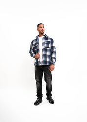Malelions Men Monaco Flannel | Blue