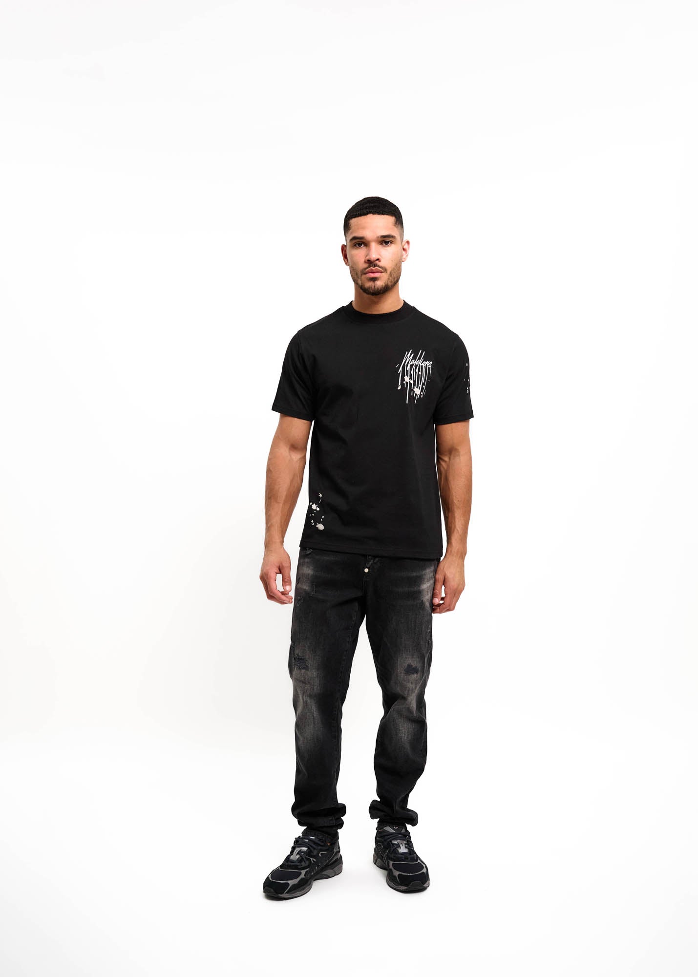 Malelions Men Painter T-Shirt | Black