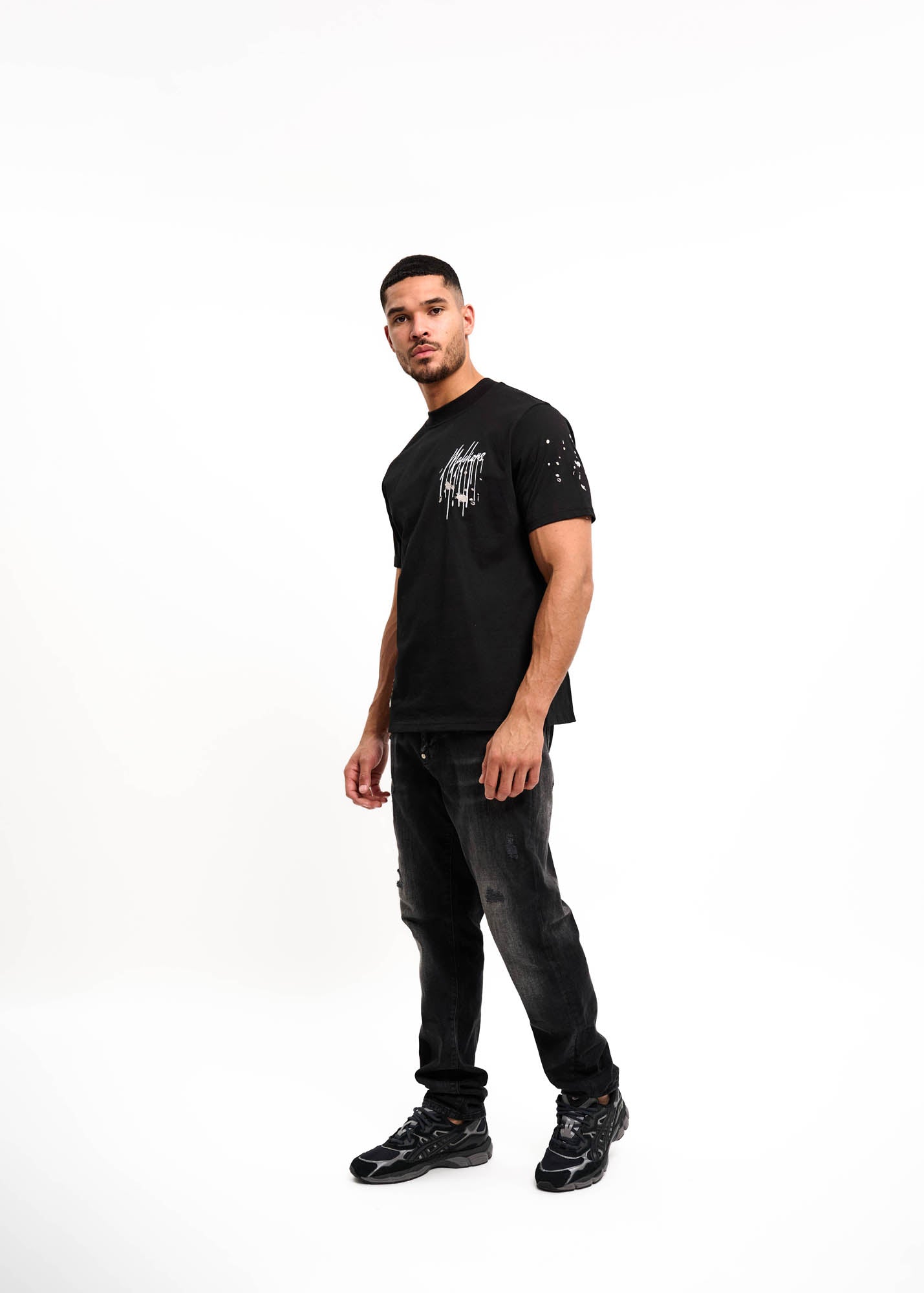 Malelions Men Painter T-Shirt | Black