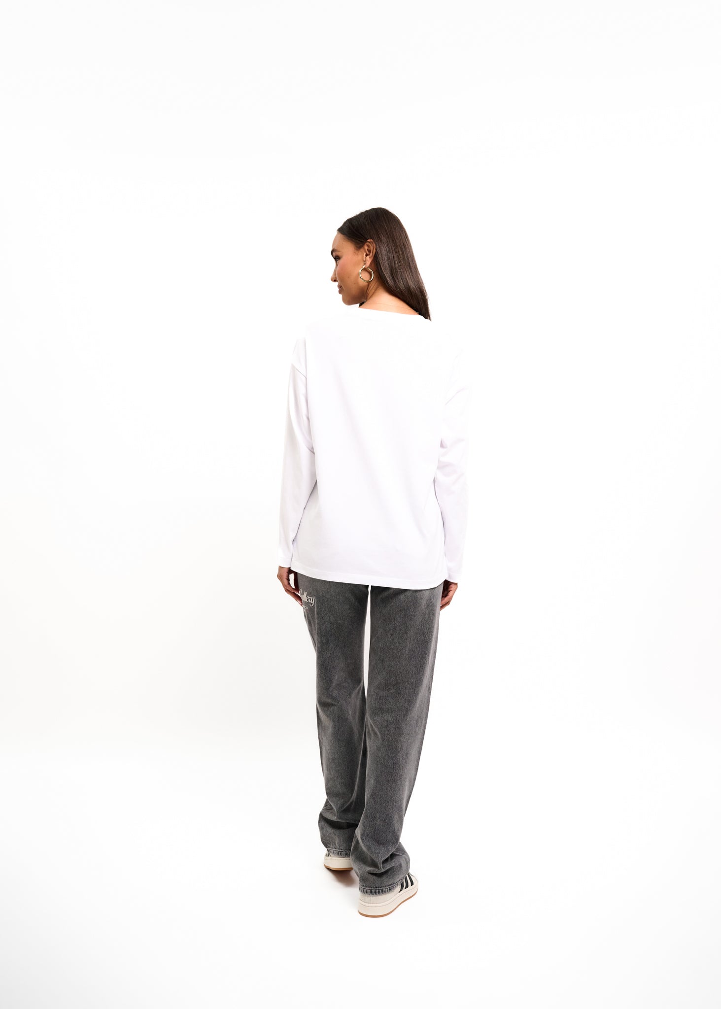 Malelions Women Gallery Longsleeve T-Shirt | White