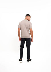 Malelions Men Knitted T-Shirt | Sand