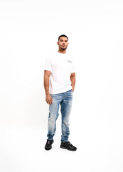 Malelions Men Tapered Jeans | Light Blue