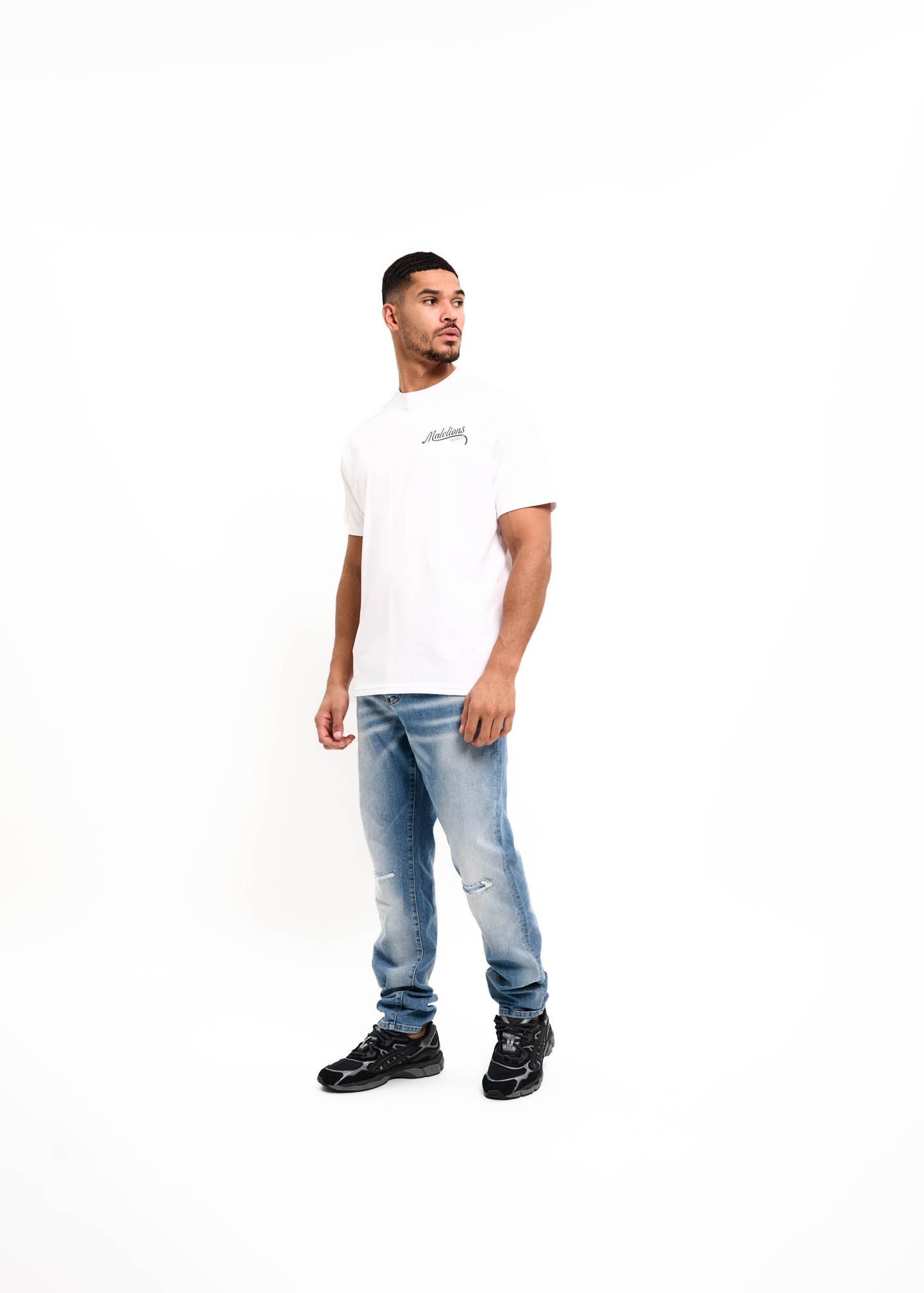 Malelions Men Tapered Jeans | Light Blue