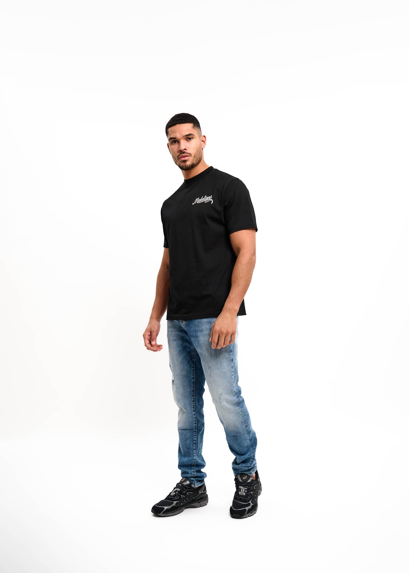 Malelions Men Tapered Jeans | Mid Blue