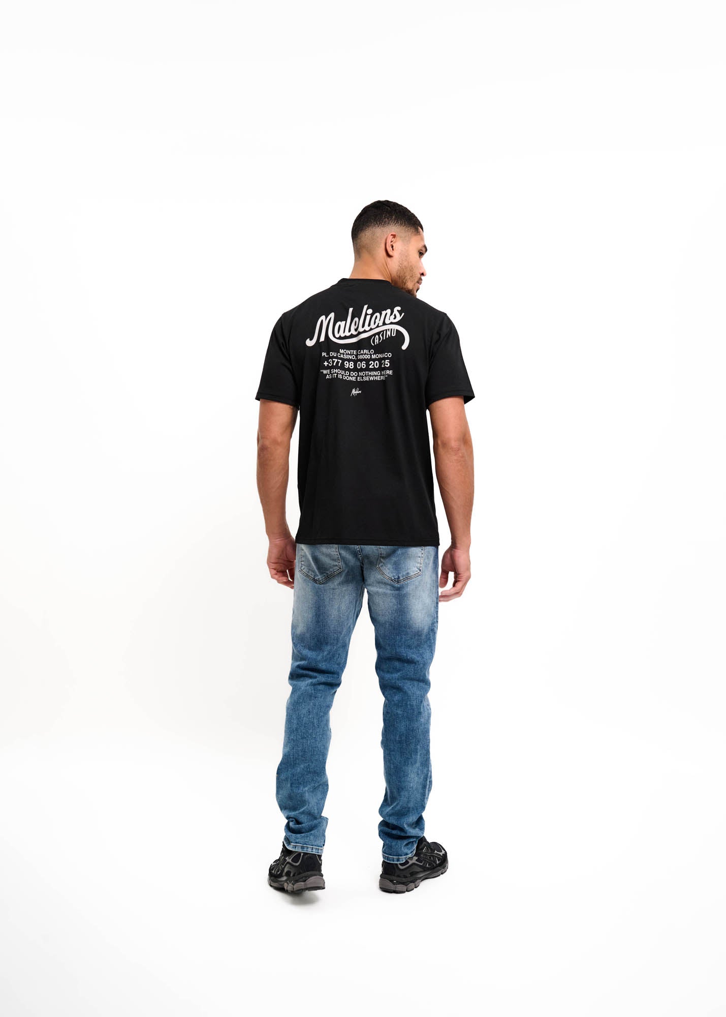 Malelions Men Casino T-Shirt | Black
