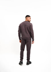Malelions Men Striped Signature Sweater | Mulch Brown