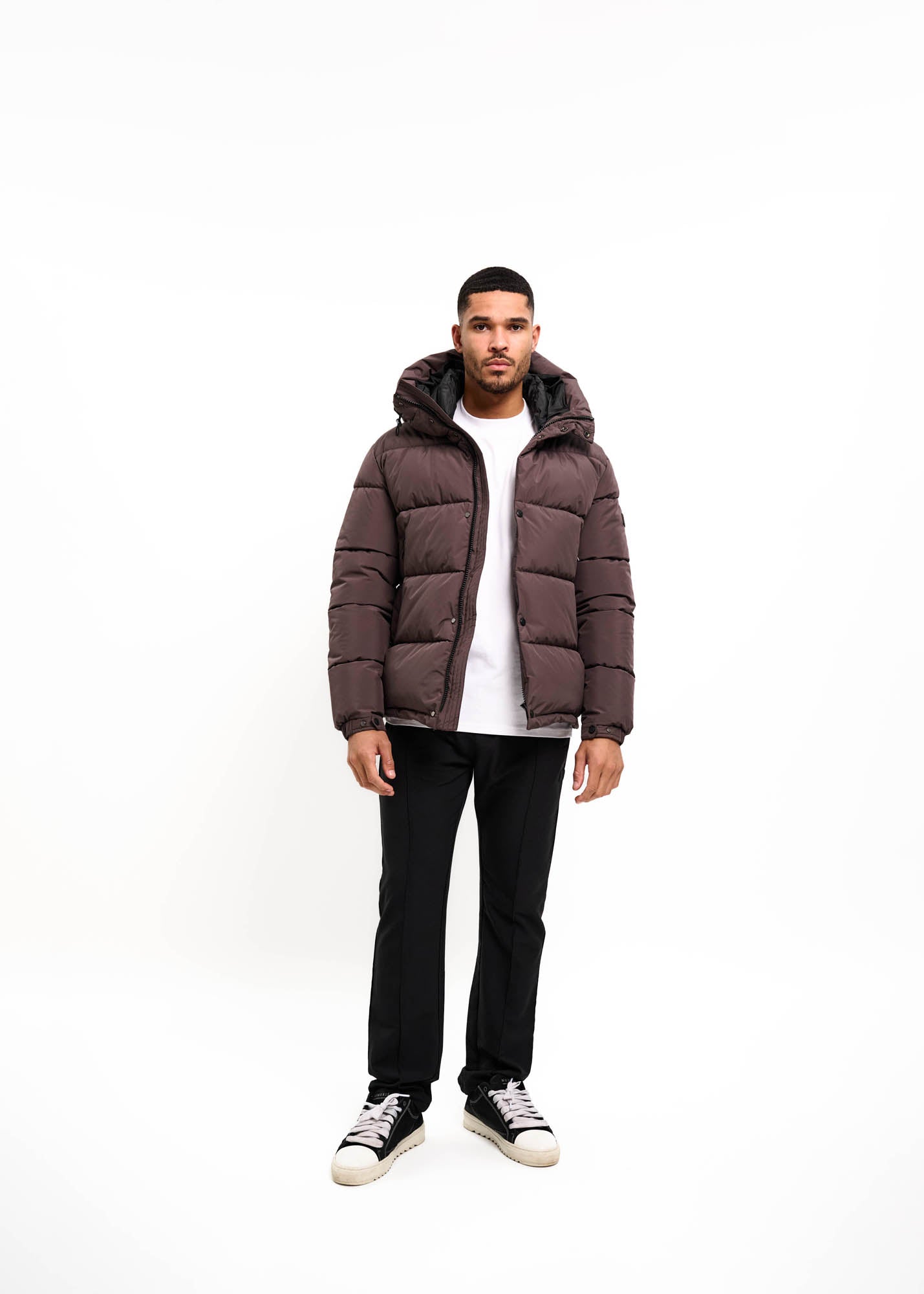 Malelions Men Arctic Puffer Jacket | Mulch Brown