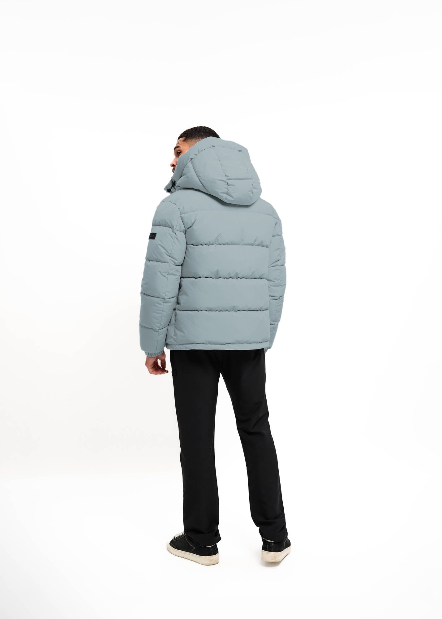 Malelions Men Arctic Puffer Jacket | Ocean Grey