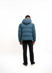 Malelions Men Donn Puffer Jacket | Blue Slate