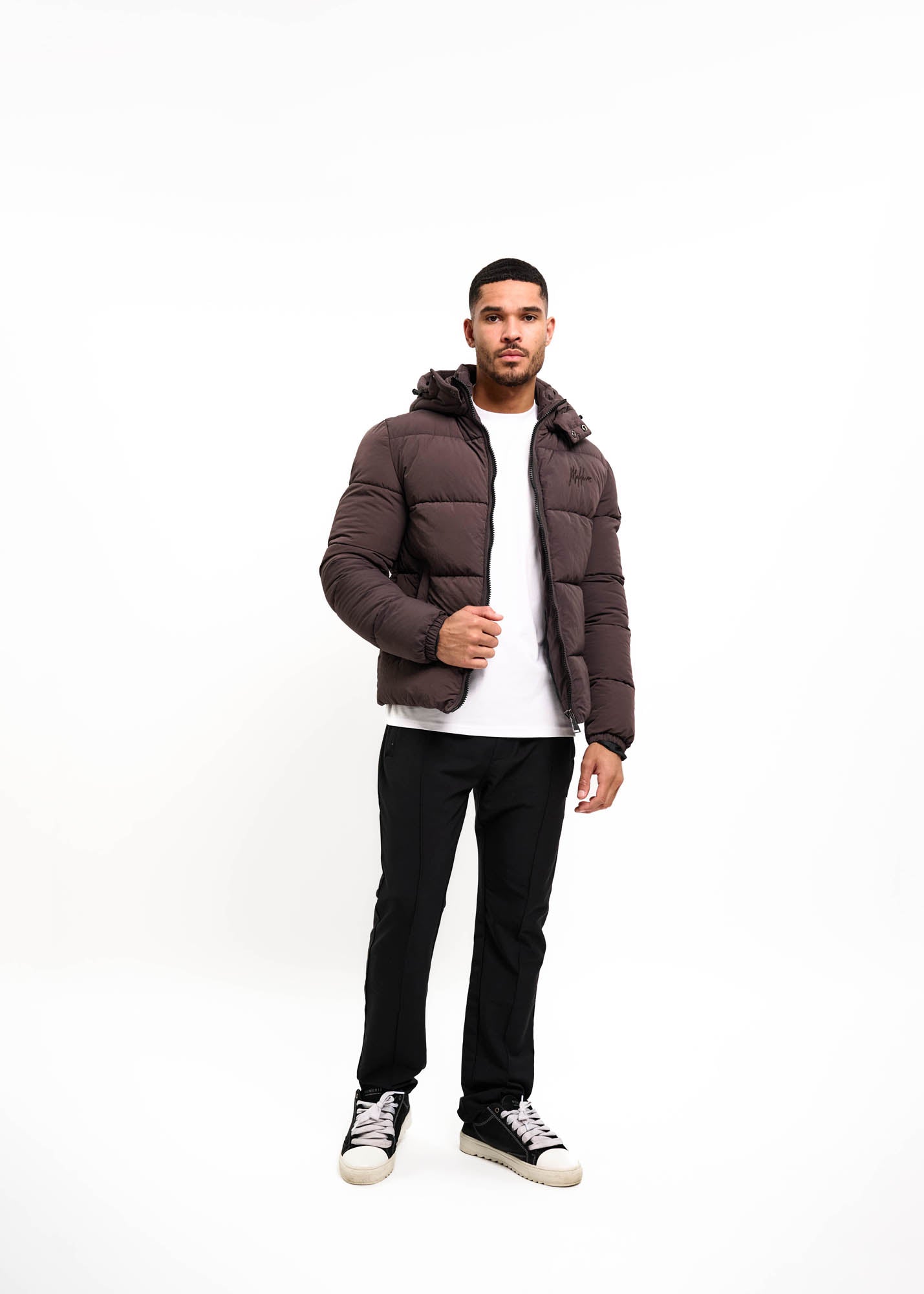 Malelions Men Donn Puffer Jacket | Mulch Brown