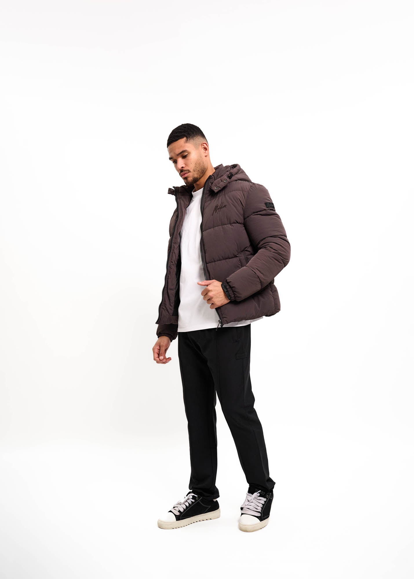 Malelions Men Donn Puffer Jacket | Mulch Brown