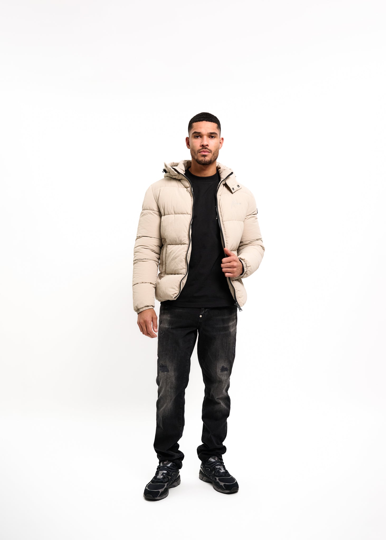 Malelions Men Donn Puffer Jacket | Almond