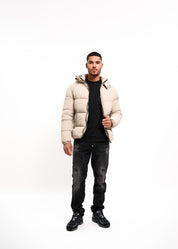 Malelions Men Donn Puffer Jacket | Almond