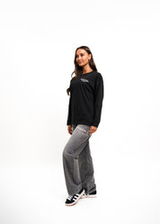 Malelions Women Gallery Longsleeve T-Shirt | Black