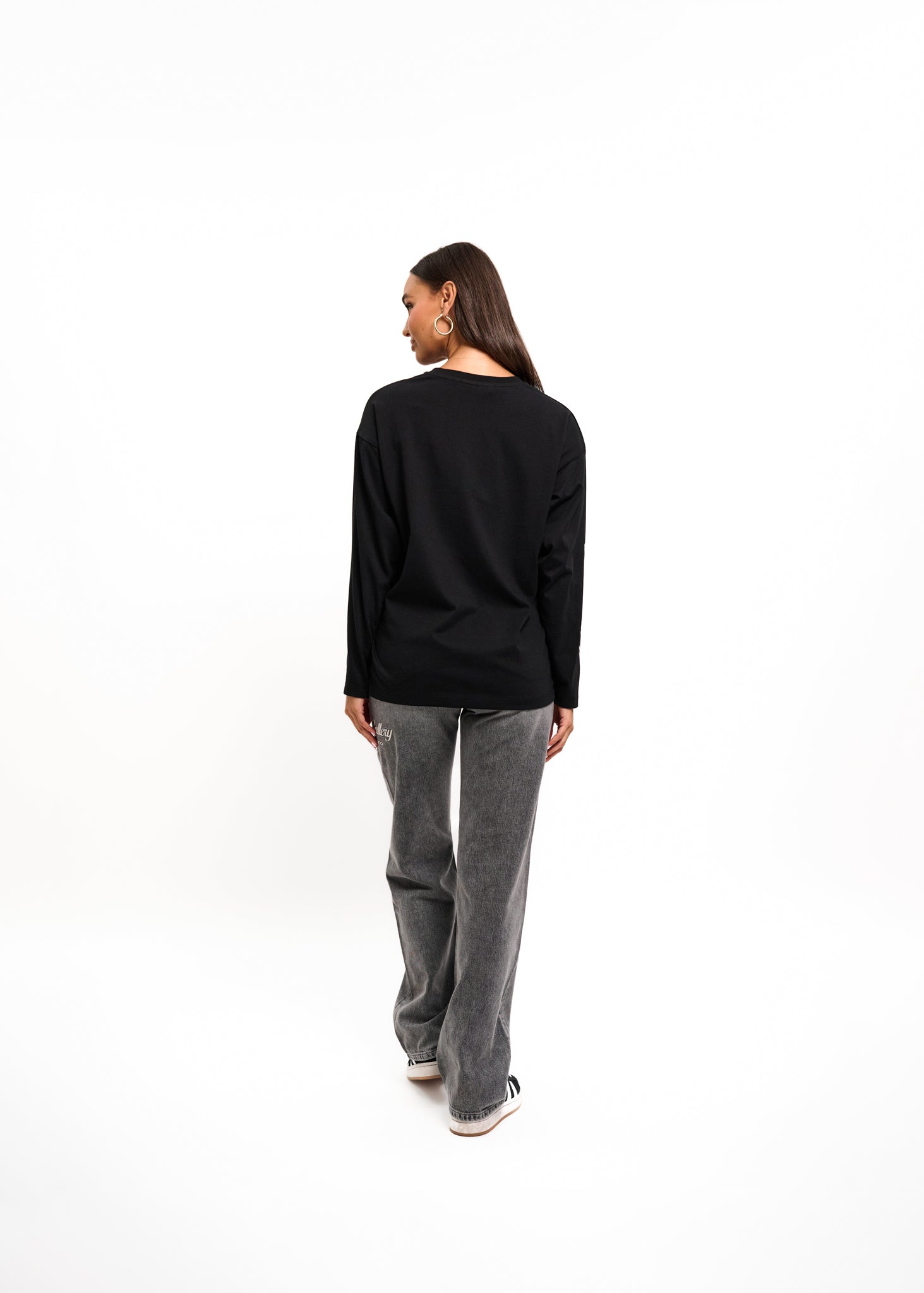 Malelions Women Gallery Longsleeve T-Shirt | Black