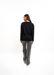 Malelions Women Gallery Longsleeve T-Shirt | Black