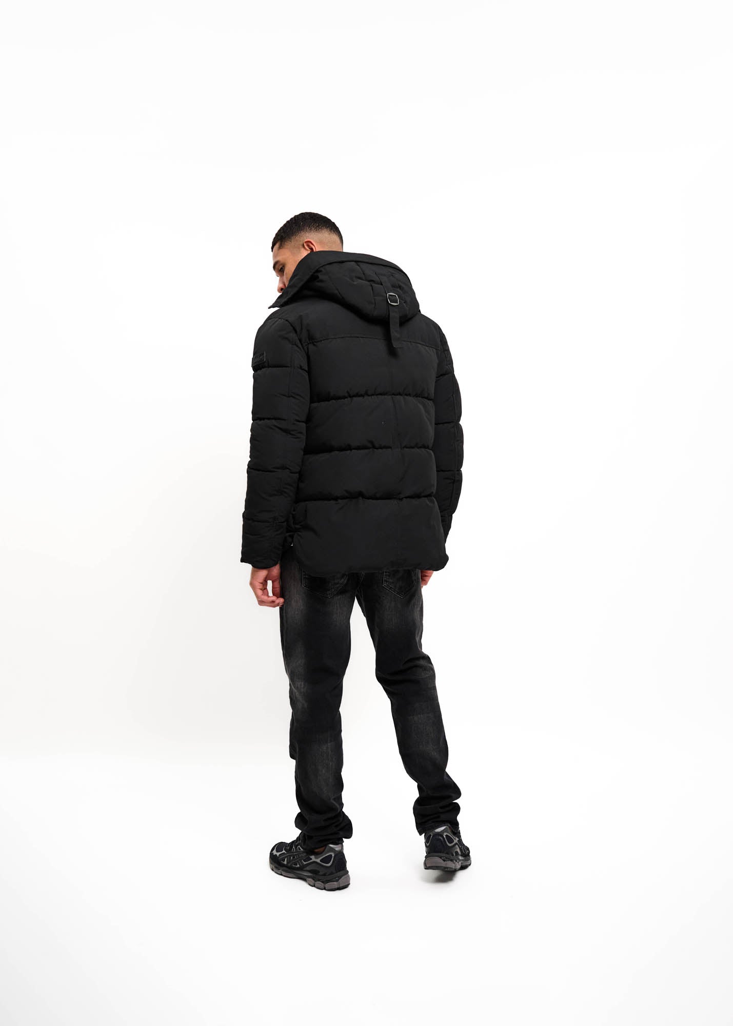 Malelions Men Porter Parka | Black