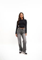 Malelions Women Gallery Jeans | Dark Grey