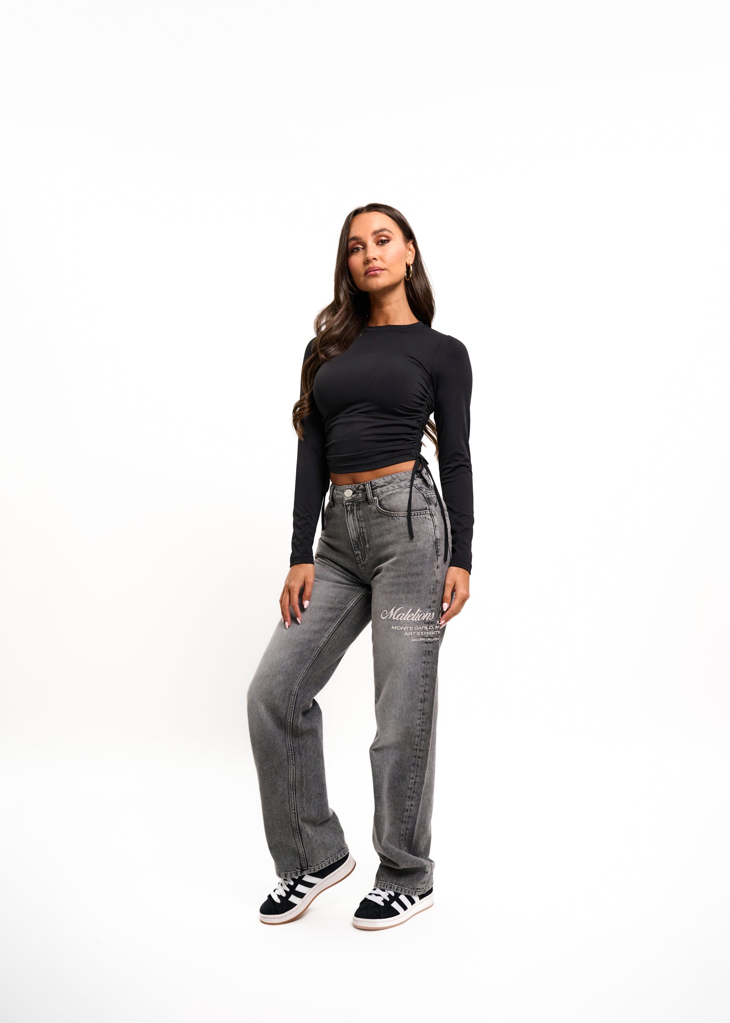 Malelions Women Gallery Jeans | Dark Grey