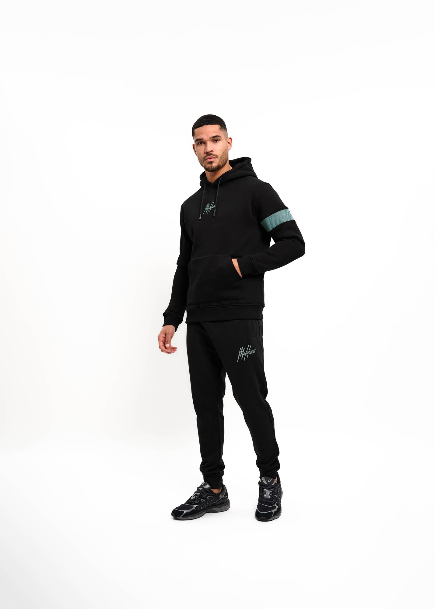 Malelions Men Captain Hoodie | Black