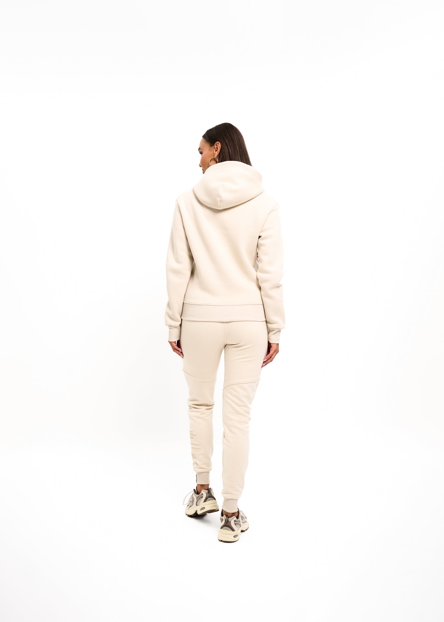 Malelions Women Essentials Hoodie | Beige