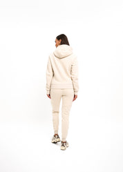 Malelions Women Essentials Hoodie | Beige