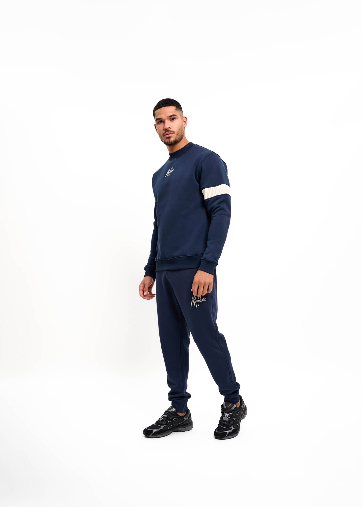 Malelions Men Basic Sweatpants | Navy