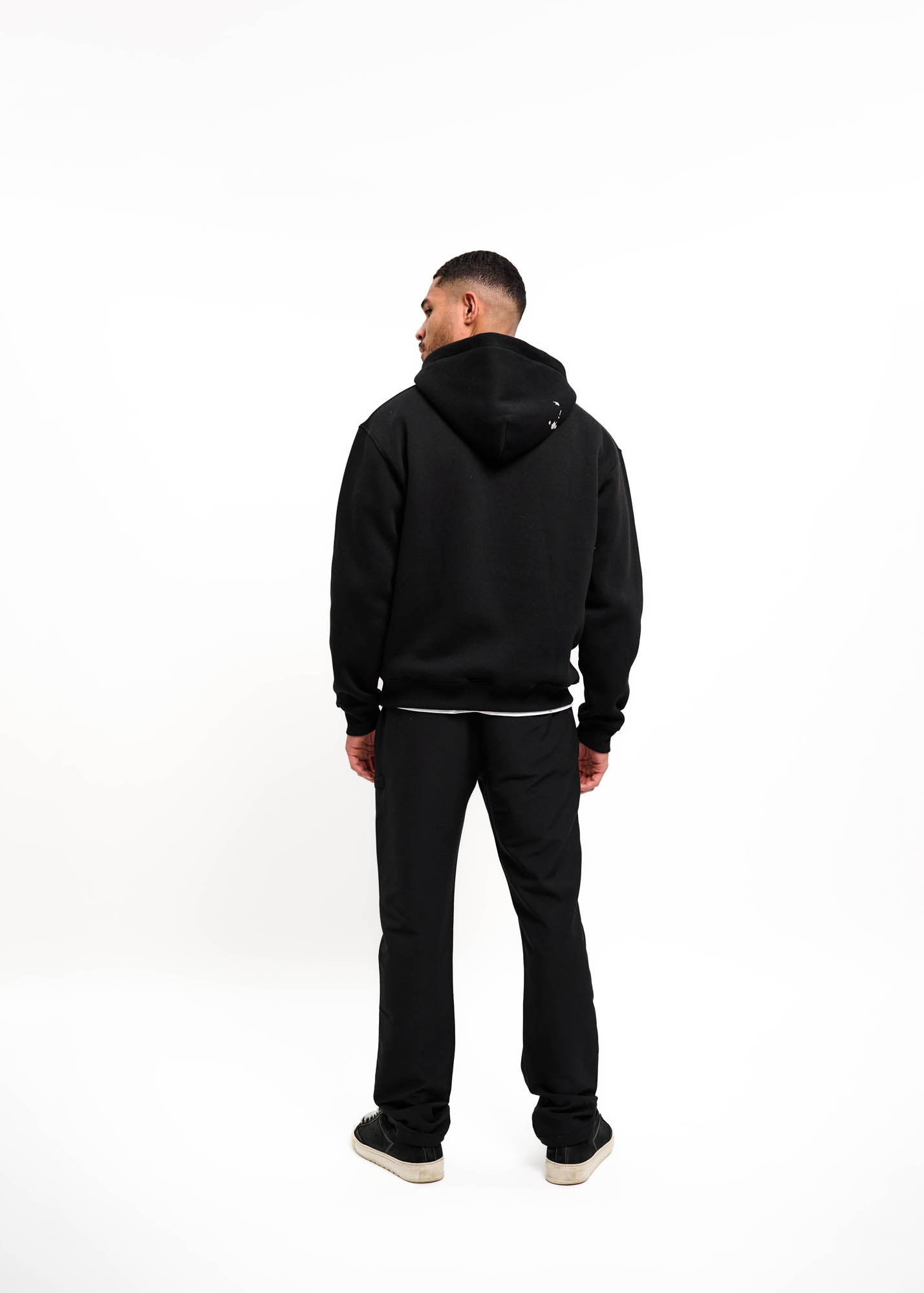 Malelions Men Painter Zip Hoodie | Black
