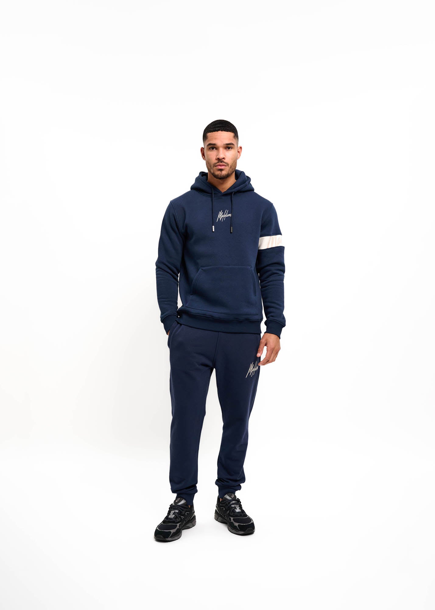 Malelions Men Captain Hoodie | Navy