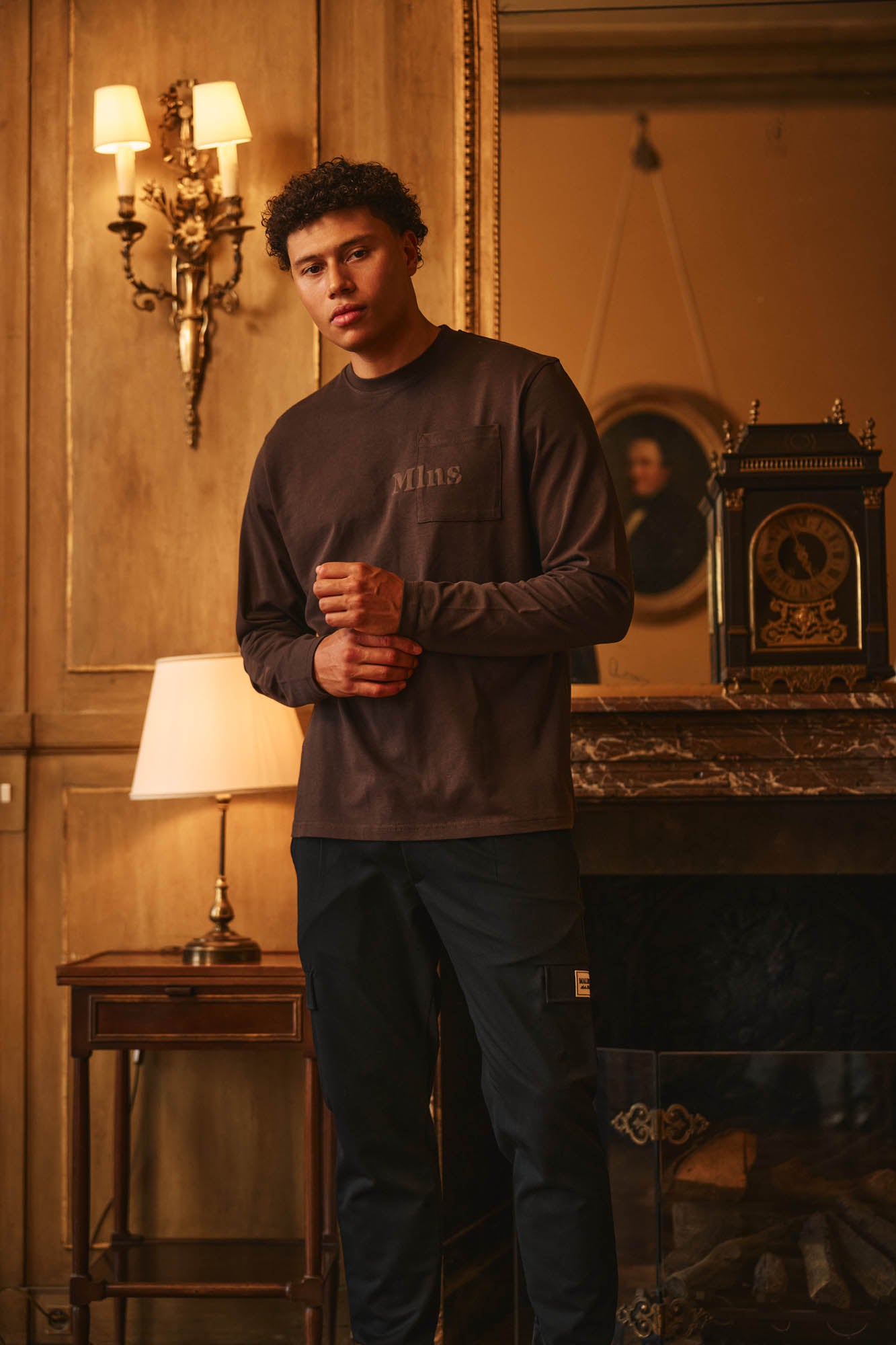 Malelions Men Department Longsleeve T-Shirt | Brown