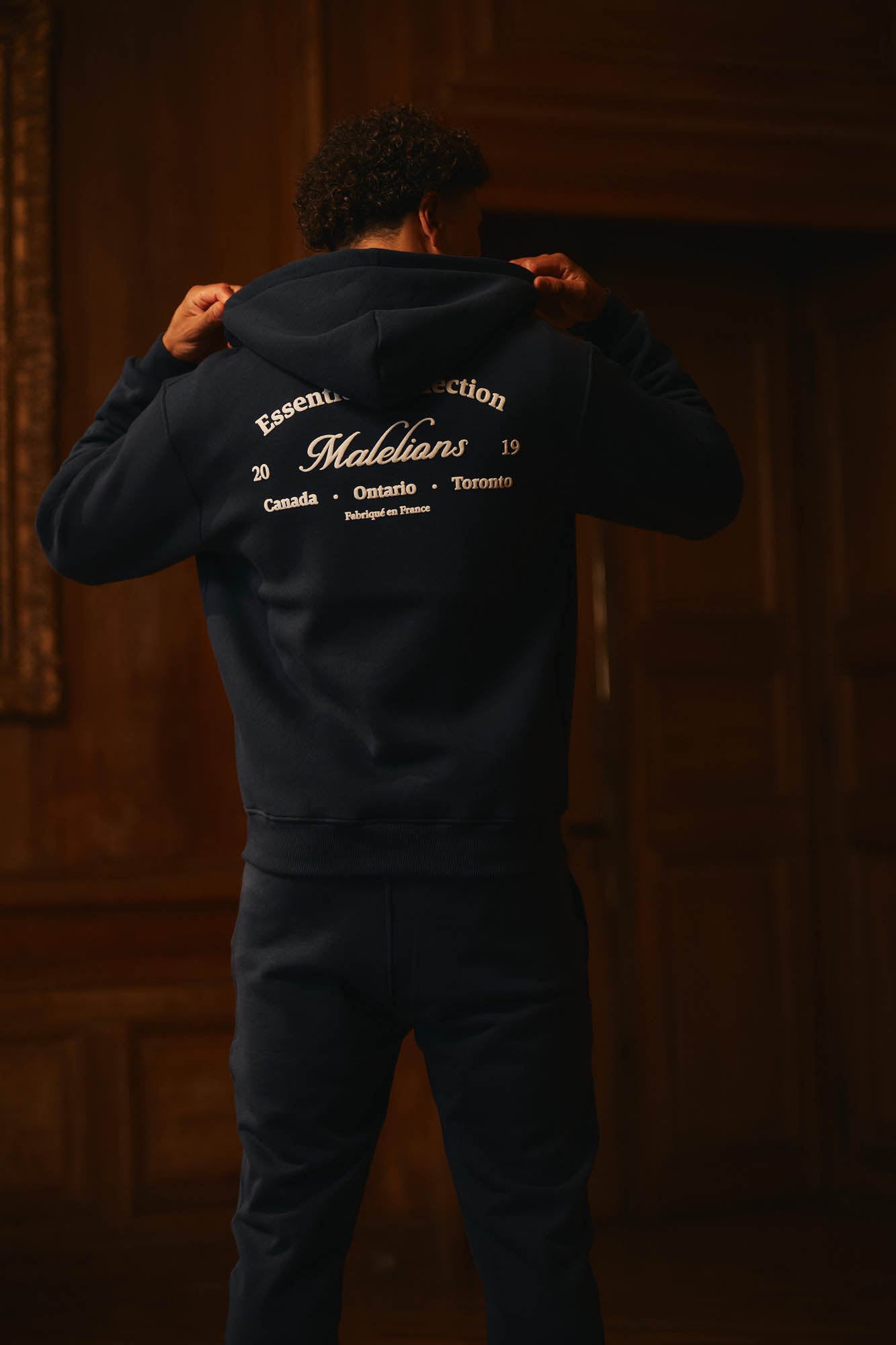 Malelions Men Marina Zip Hoodie | Navy