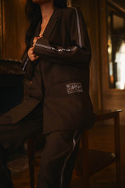 Malelions Women Oversized District Blazer | Dark Brown