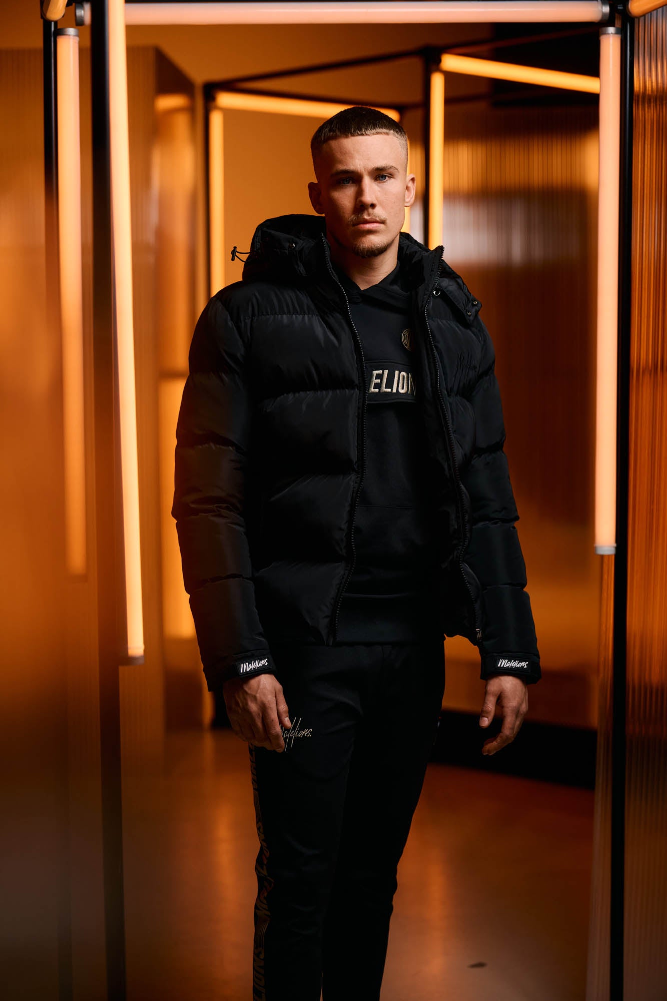 Malelions Sport Astro Puffer Jacket | Black