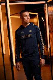 Malelions Sport Warming Up Tracksuit | Navy/Gold