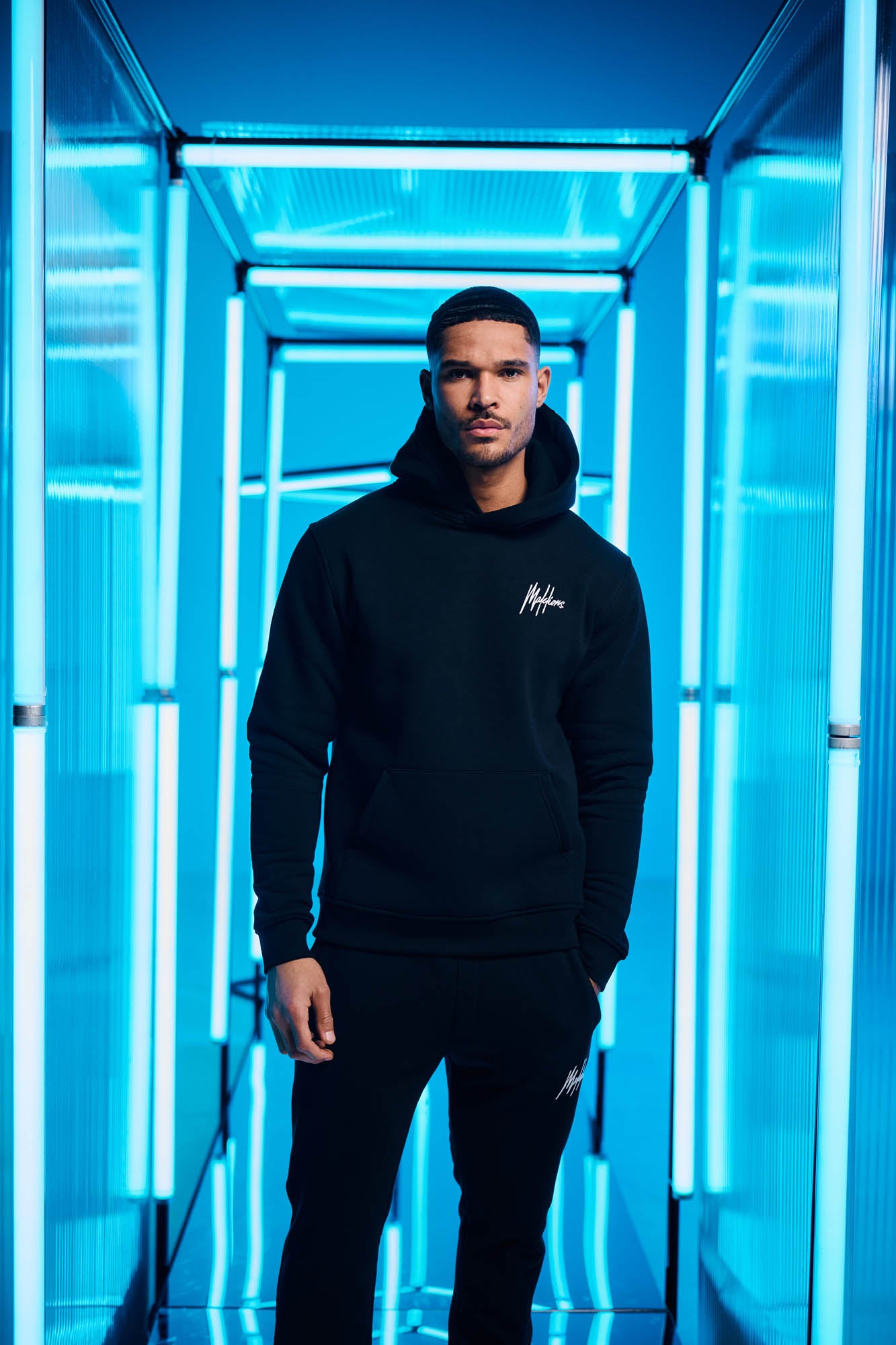 Malelions Men Signature Tracksuit | Black