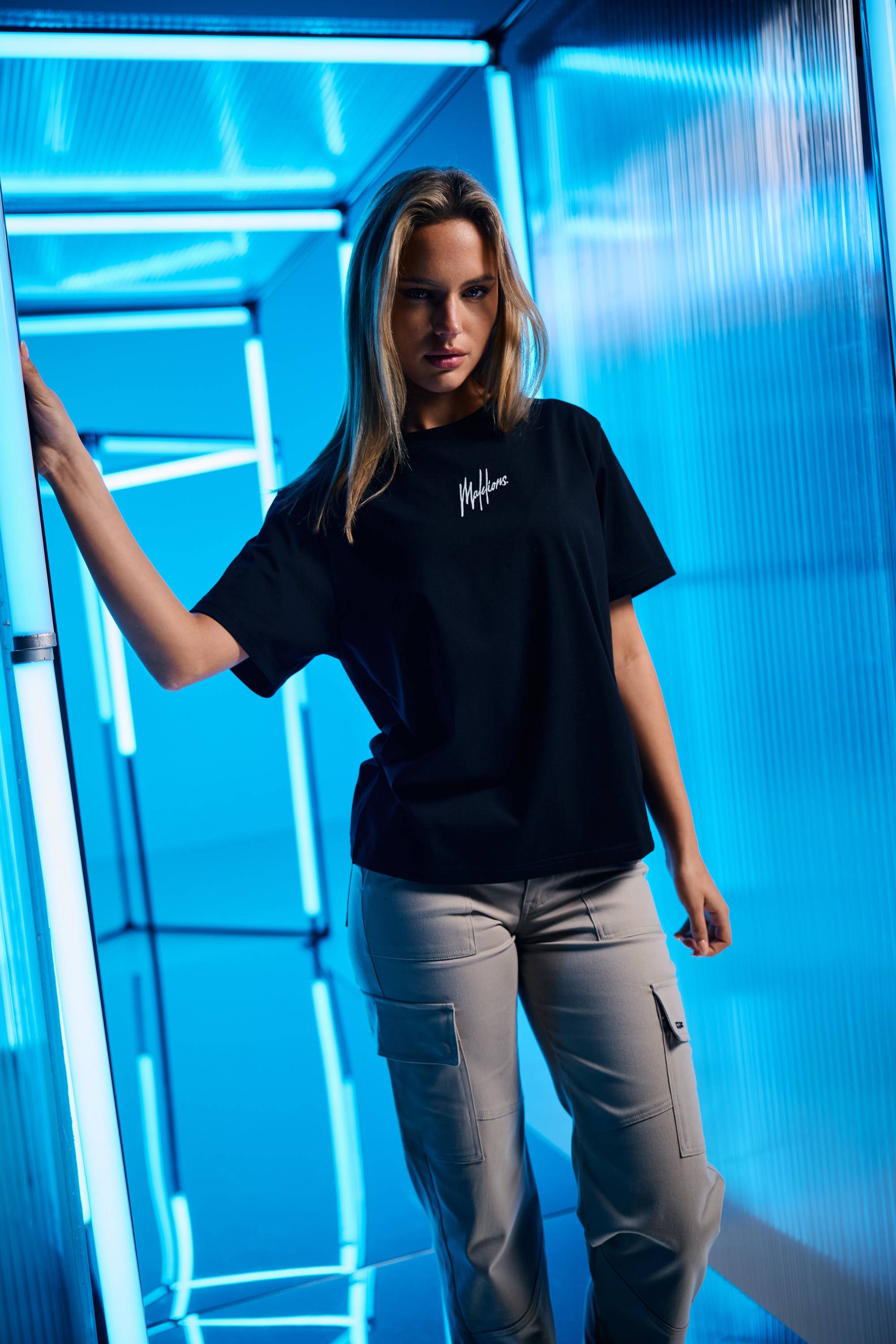 Malelions Women Straight Leg Cargo Pants | Taupe